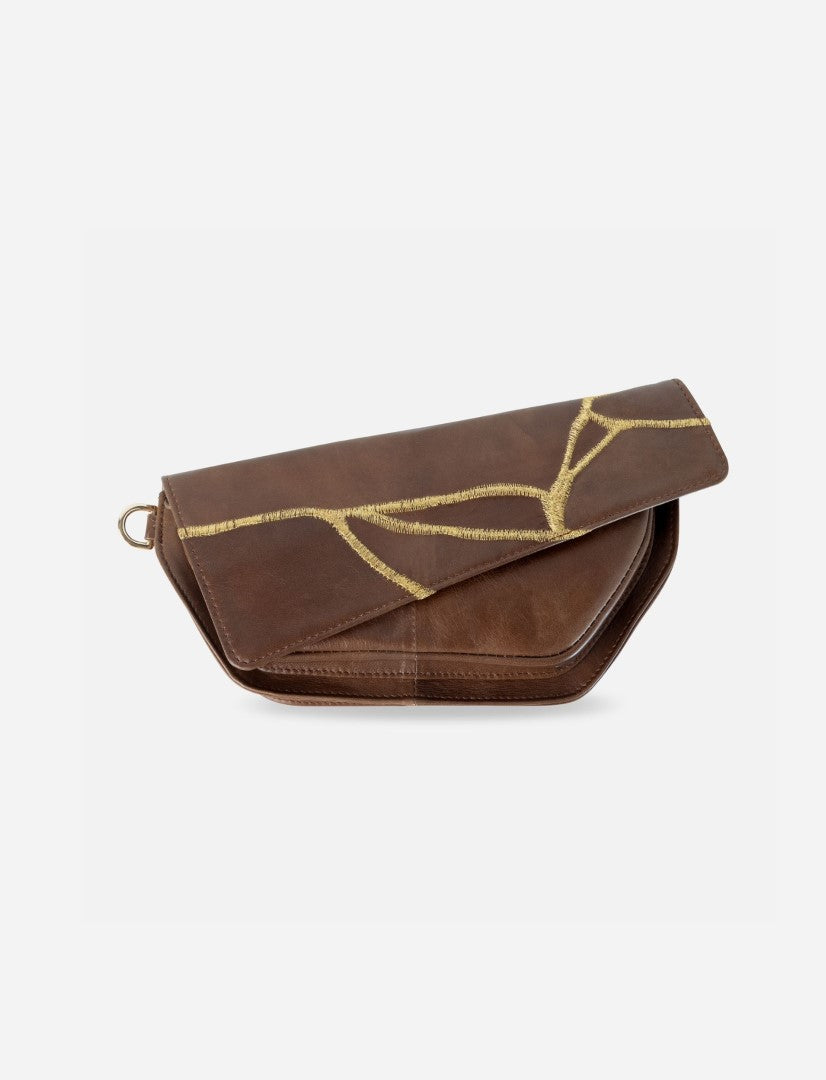 Shiatsu Crossbody in Tan - Econock