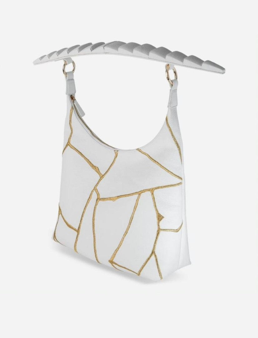 Akira Shoulder Bag in Ivory - Econock
