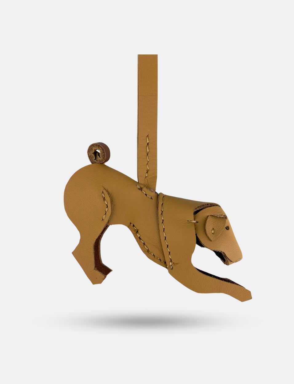 Leather Dog Charm