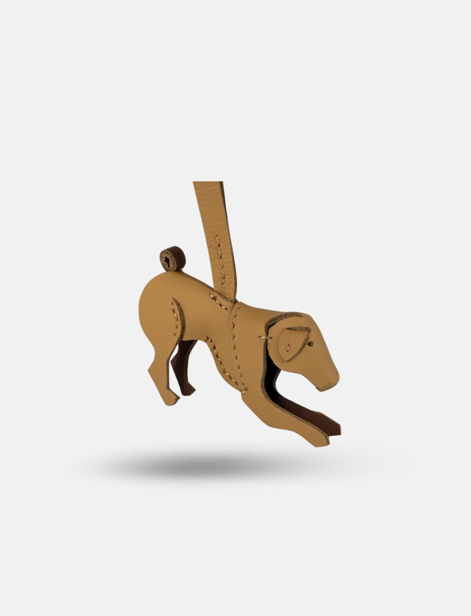 Leather Dog Charm