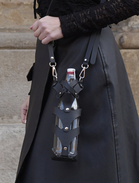 Shorai Armure Leather Bottle Case