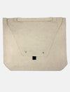 Large Cotton packaging bag with leather