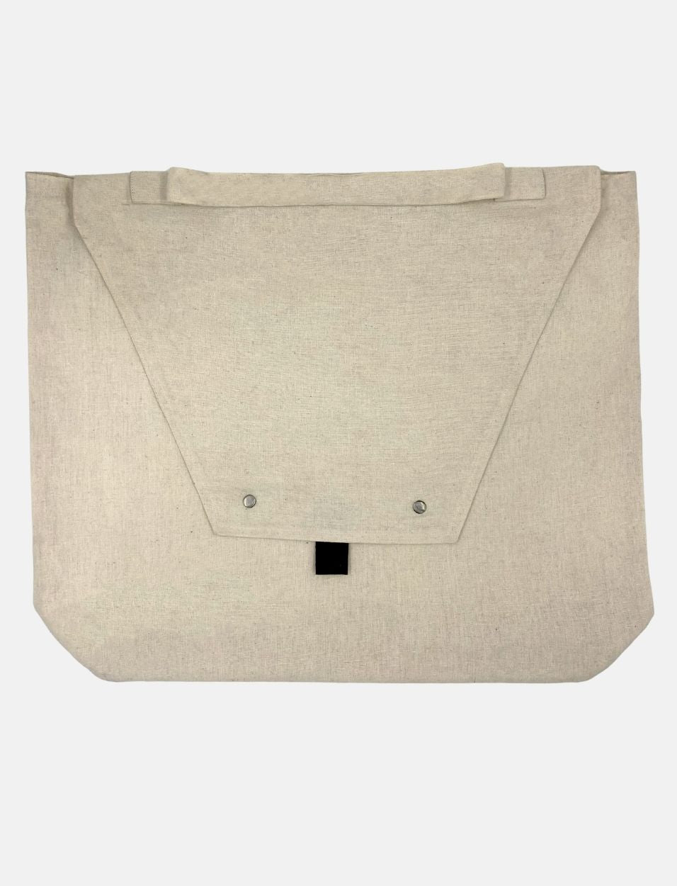 Large Cotton packaging bag with leather