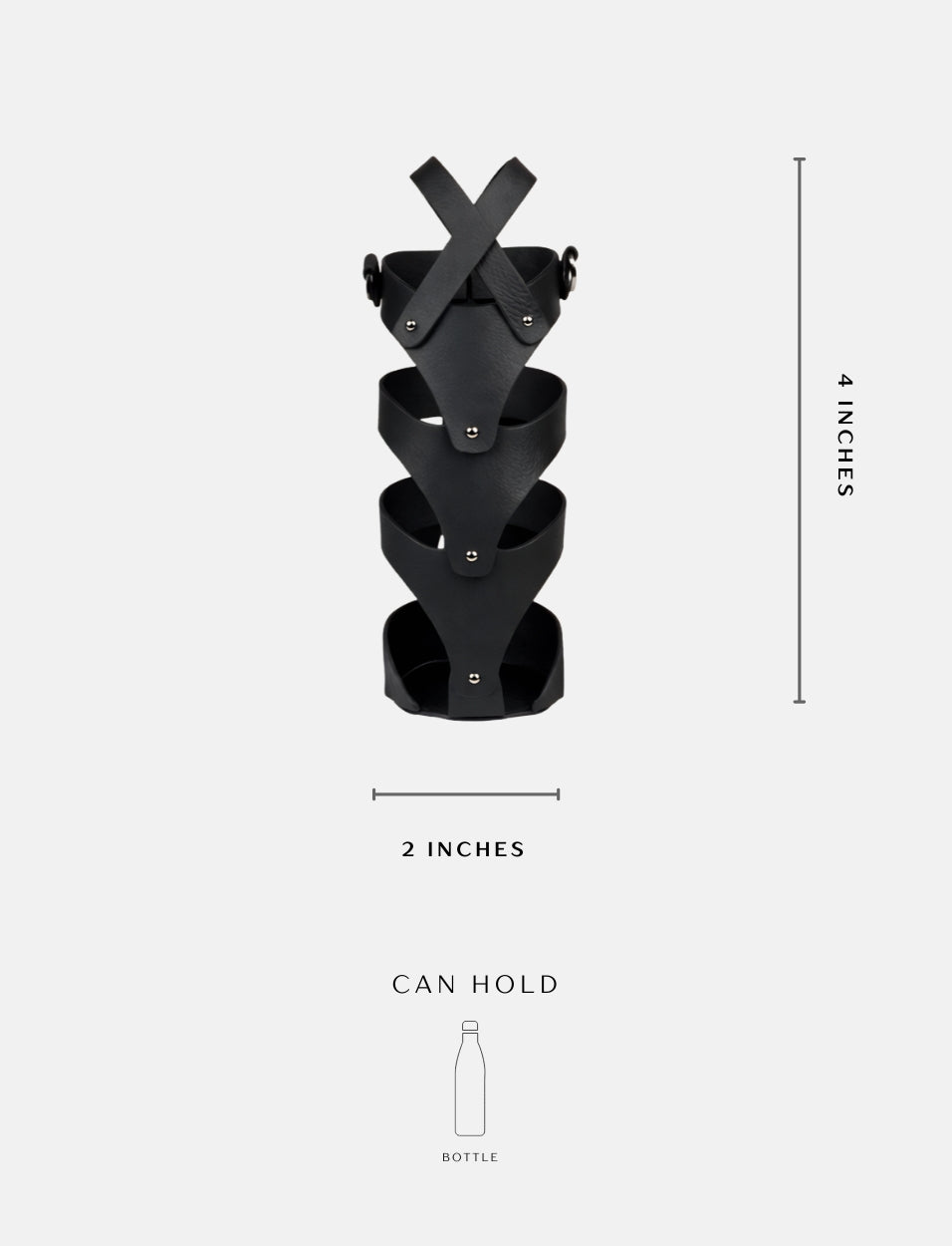 Shorai Armure Leather Bottle Case