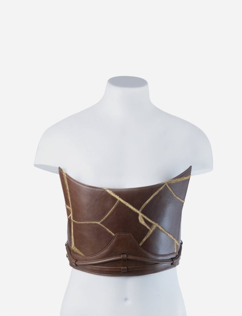 Eva Corset in Tan - Econock