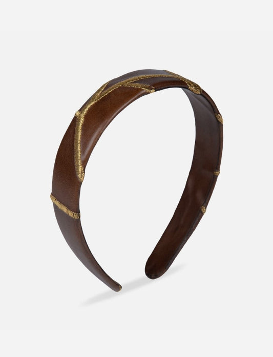 Ivy HairBand in Tan - Econock