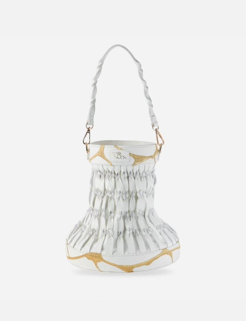 Motoyo Bucket Bag in Ivory - Econock