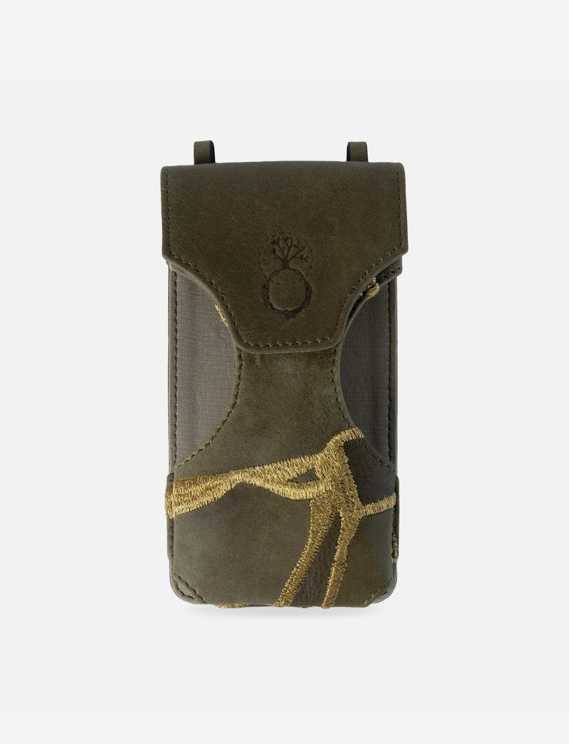 Rene Phone Sling in Olive - Econock