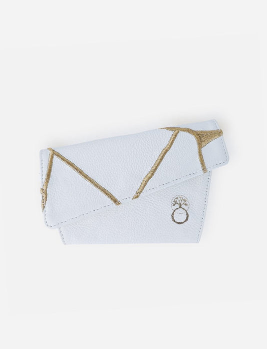 Seiki Trifold Wallet in Ivory - Econock