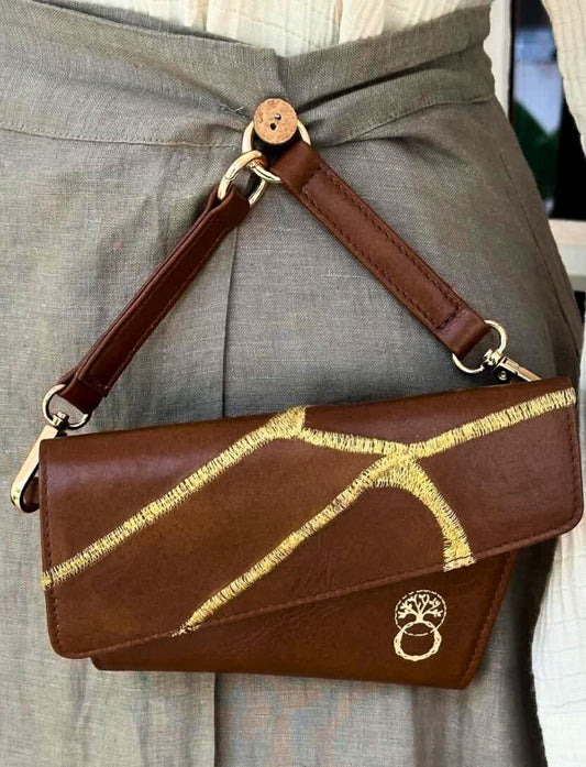 Seiki Trifold Wallet in Tan - Econock