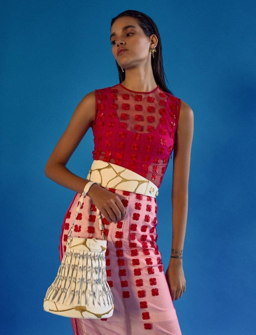 Maeve Waistbelt in Ivory - Econock