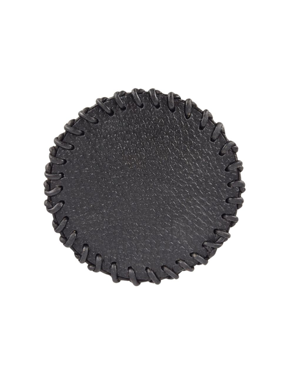 Round Leather Handmade Coaster for Cups & Mugs (Set of 6)