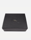 Black textured rectangular gift box with gold embossed ECO ROCK logo on top