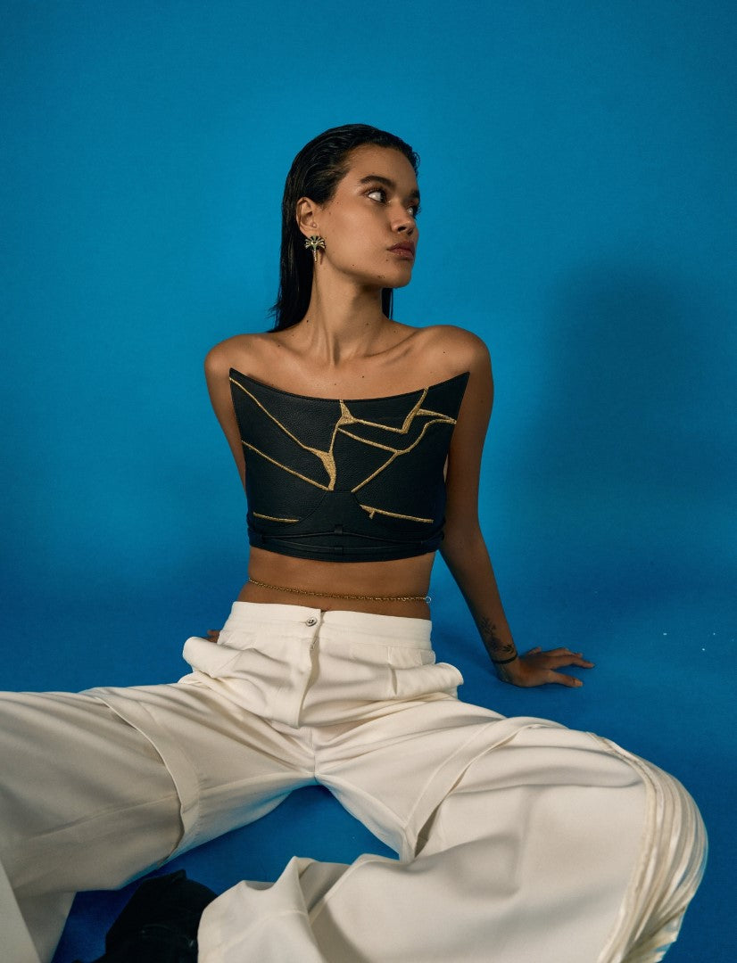 Eva Corset in Black - Econock