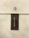 Small Cotton packaging pouch with leather
