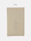 Small Cotton packaging pouch with leather